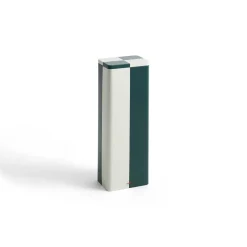 - Tin Container - Slim - Green/Off-White - 29,5 cm*Hay