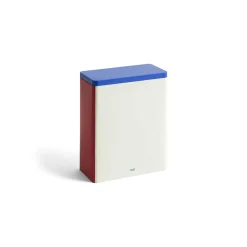 - Tin Container - X-large - Off-white/Blue/Red*Hay Best
