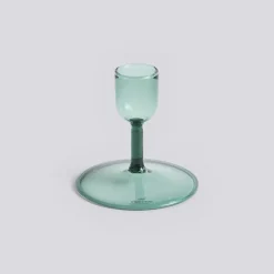 - Tiny Candleholder - Straight - Aqua^Hay Sale