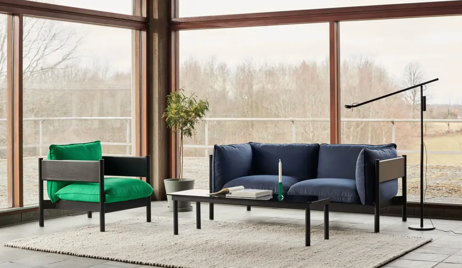 - Tæppe - Peas Random - Cream - 170 x 240 cm^Hay Online