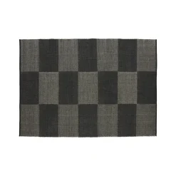 - Tæppe Check Rug - Black L/ Sort - 170 x 240 cm^Hay Best