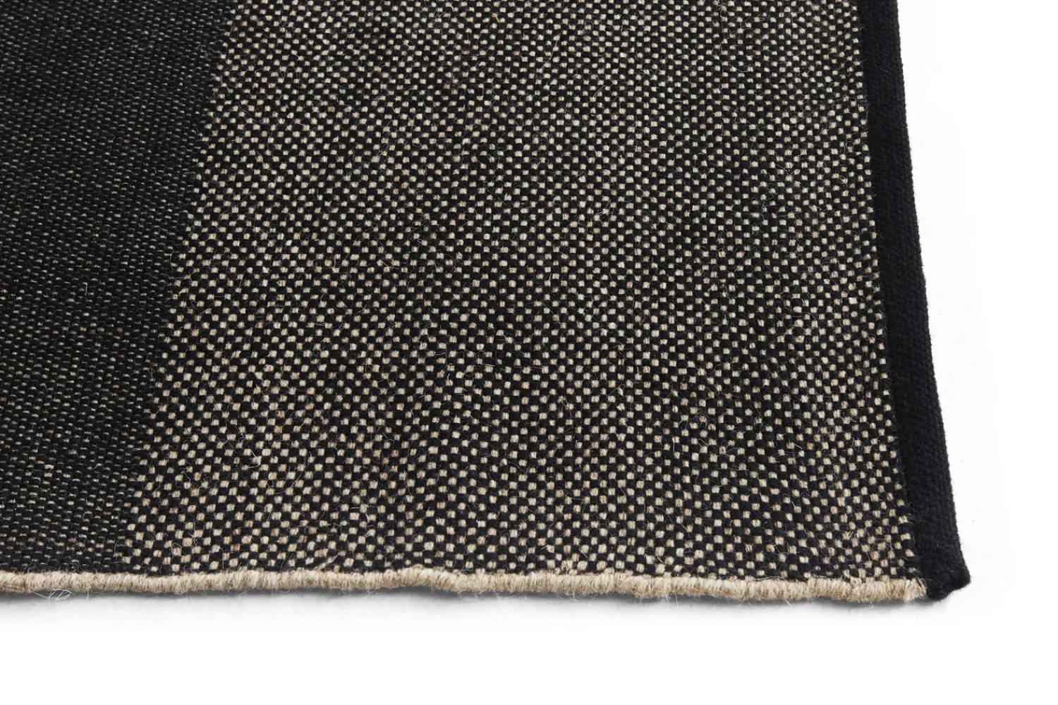 - Tæppe Check Rug - Black L/ Sort - 200 x 300 cm*Hay Outlet