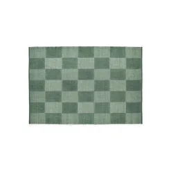 - Tæppe Check Rug - Green/Grøn - 140 x 200 cm^Hay Best