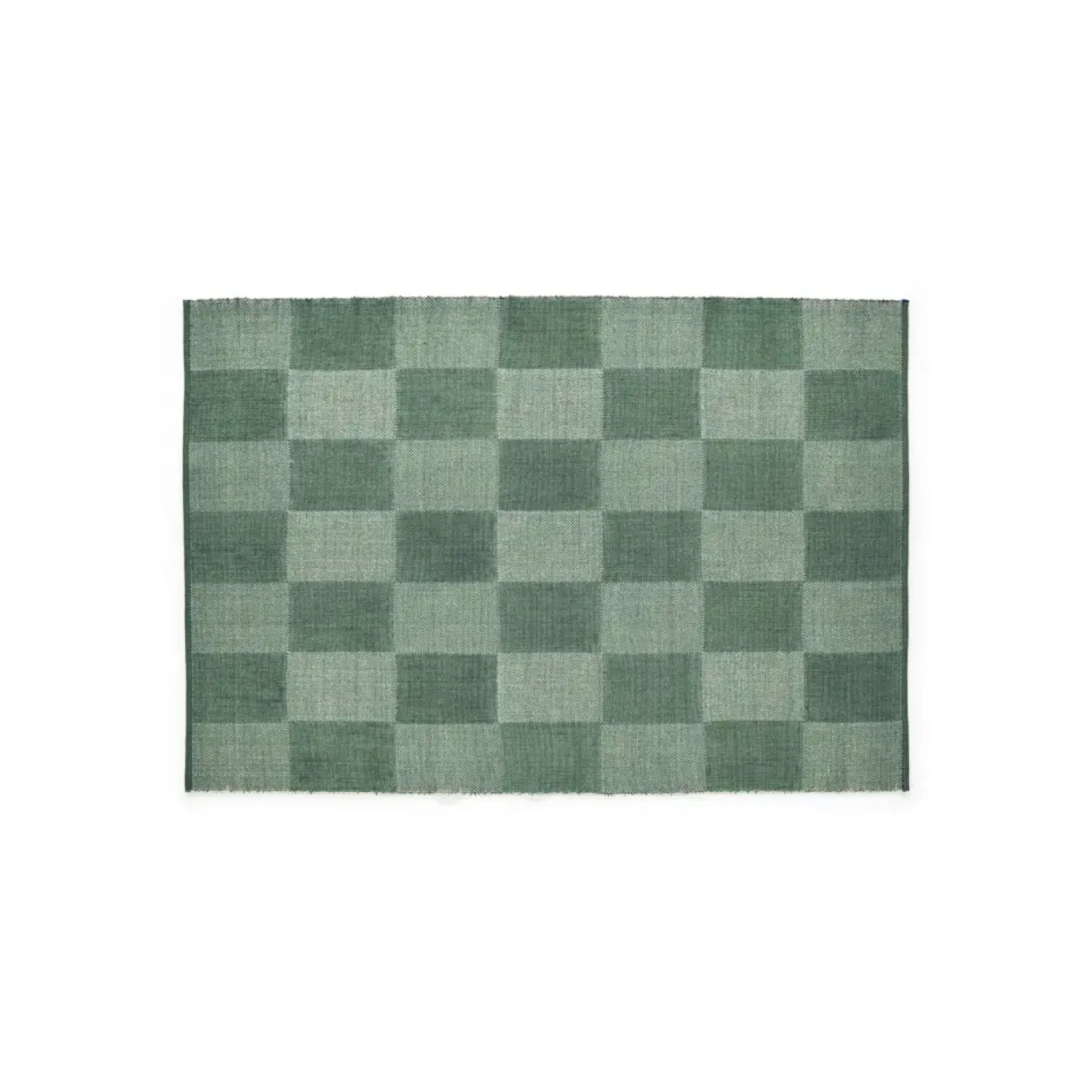 - Tæppe Check Rug - Green/Grøn - 140 x 200 cm^Hay Best