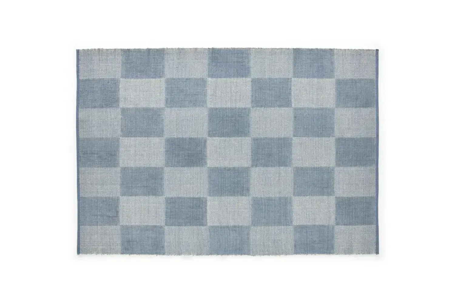 - Tæppe Check Rug - Light Blue S/Lyseblå - 140 x 200 cm*Hay Outlet