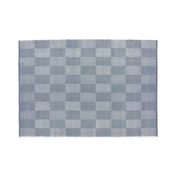 - Tæppe Check Rug - Light Blue S/Lyseblå - 170 x 240 cm*Hay