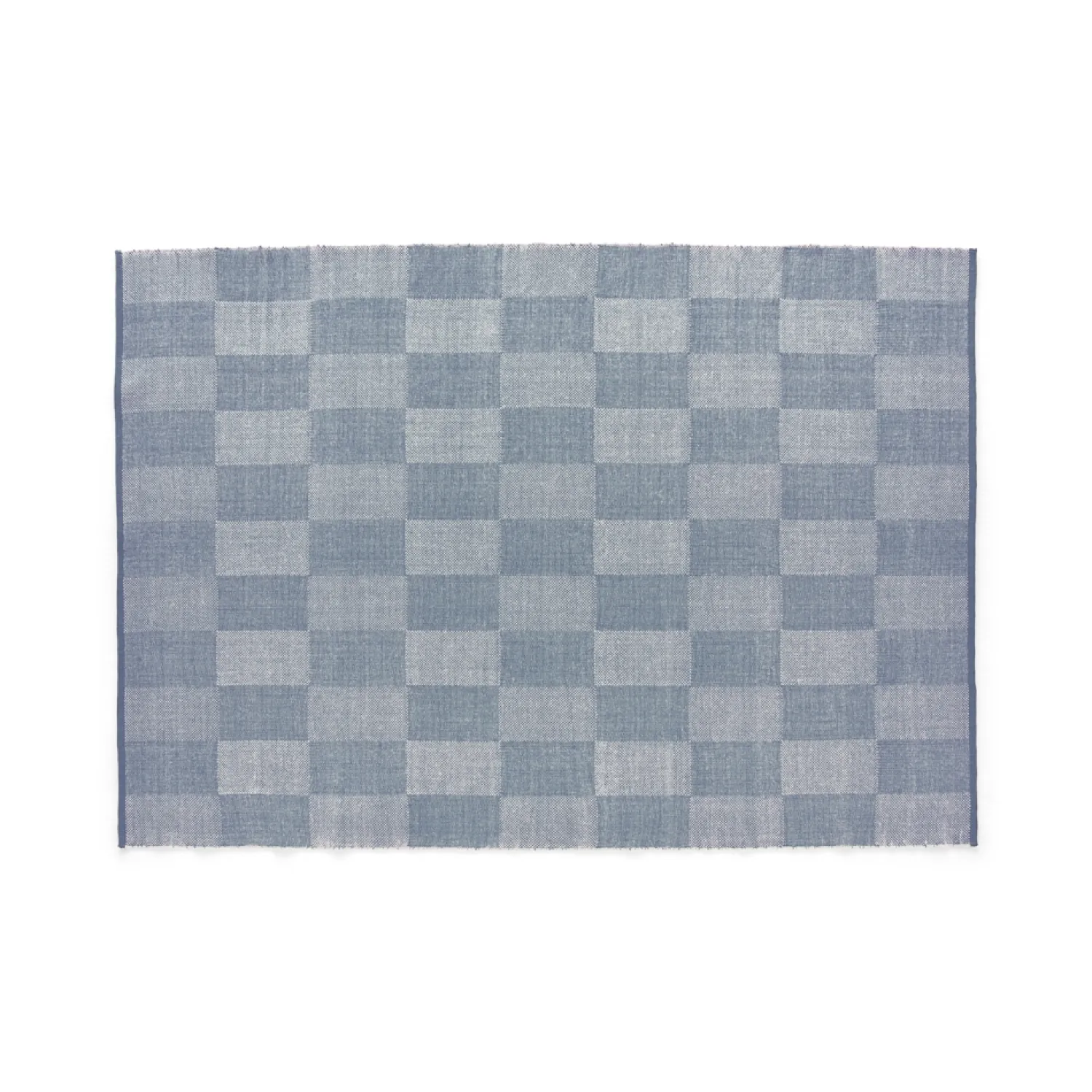 - Tæppe Check Rug - Light Blue S/Lyseblå - 170 x 240 cm*Hay