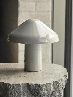 - Transportable Bordlampe - Pao Portable - Cool Grey^Hay