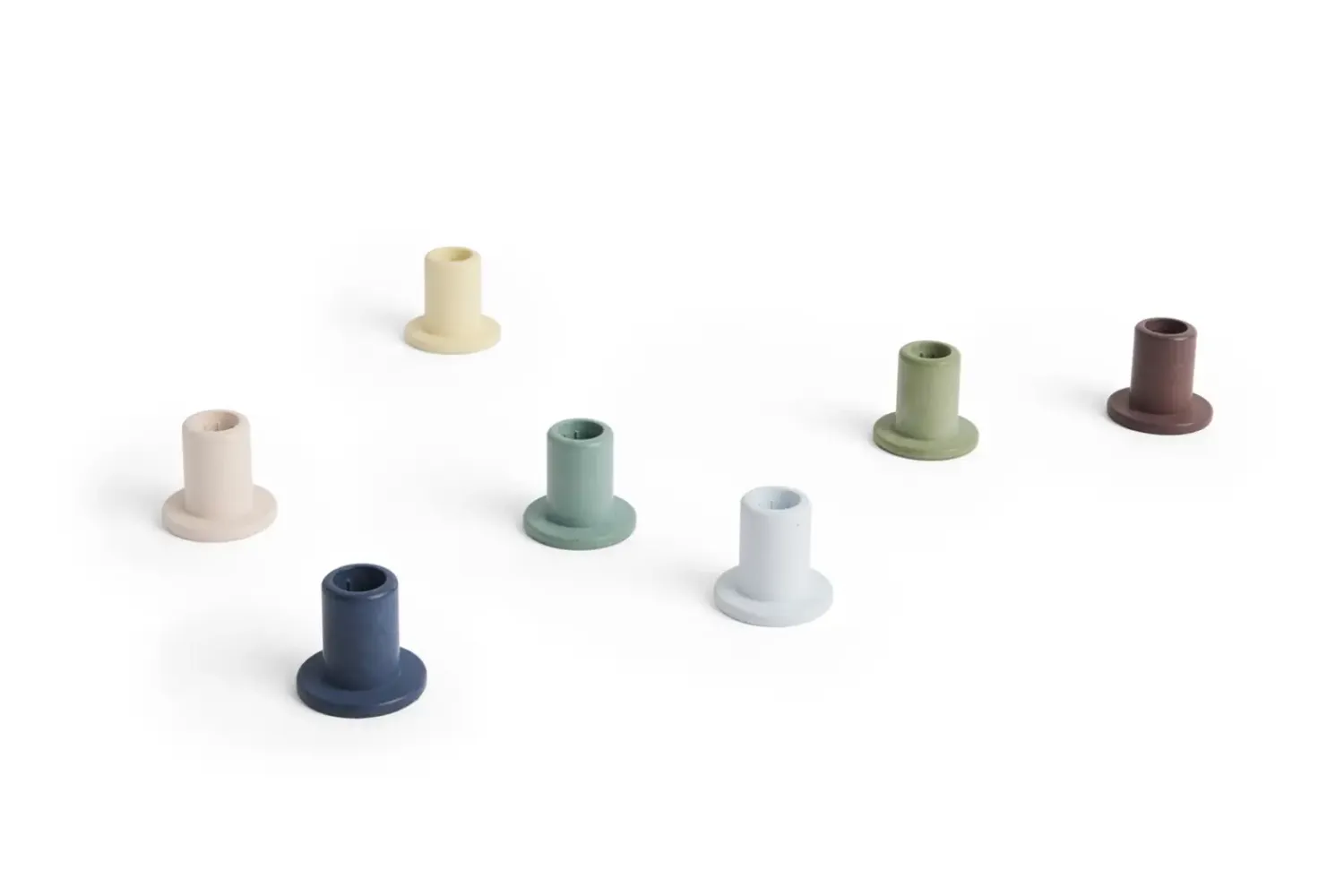 - Tube Candleholder S - Concrete - Lime Gul^Hay Clearance