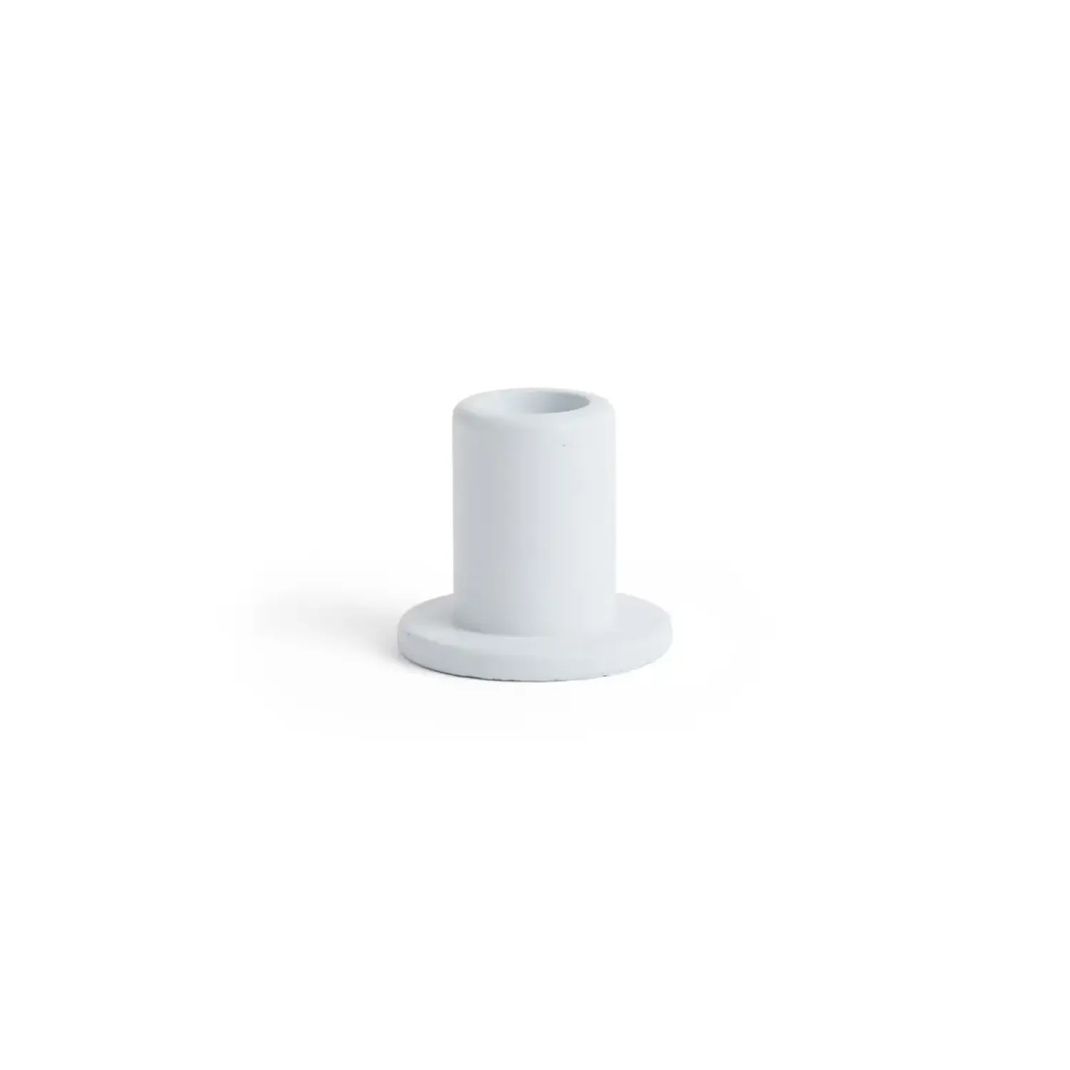 - Tube Candleholder S - Concrete - Lys blå^Hay Best