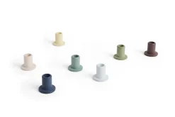 - Tube Candleholder S - Concrete - Dusty Green*Hay Outlet