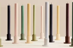 - Tube Candleholder S - Concrete - Dusty Green*Hay Outlet