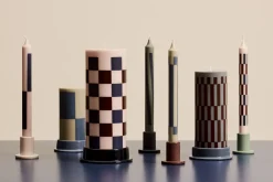 - Tube Candleholder S - Concrete - Dusty Green*Hay Outlet