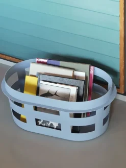 - Vasketøjskurv - Laundry Basket - Small - Soft Blue^Hay Discount