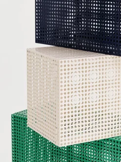 - Vægskab - Perforated Cabinet Wall - Small - Eggshell - H45 x B89 x D40*Hay New