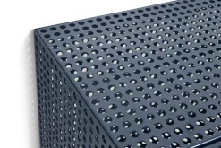 - Vægskab - Perforated Cabinet Wall - Small - Steel Blue - H45 x B89 x D40^Hay Hot
