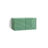 - Vægskab - Perforated Cabinet Wall - Small - Soft Jade - H45 x B89 x D40 cm^Hay Online