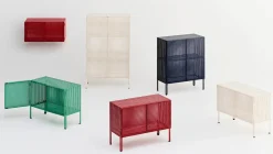 - Vægskab - Perforated Cabinet Wall - Small - Soft Jade - H45 x B89 x D40 cm^Hay Online