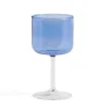- Vinglas - Tint Wine Glass - Set of 2 / Blue and Clear*Hay
