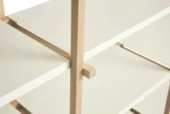 - Woody Reol Shelving 2.0 Low - Hvid/Eg - 9 hylder*Hay Best