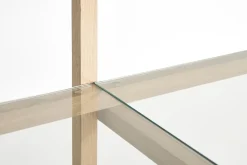 - Woody Shelving 2.0 Column Low - Eg/glas - 3 glashylder^Hay Outlet