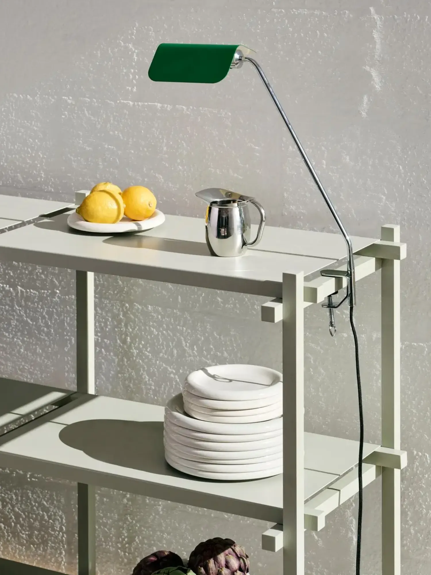 - Woody Shelving 2.0 Column Low - Grå bøg - 9 hylder*Hay Discount