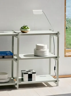 - Woody Shelving 2.0 Column Low - Grå bøg - 9 hylder*Hay Discount
