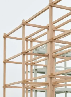 - Woody Shelving 2.0 Column Low - Klar Glas/Eg - 9 hylder^Hay Online