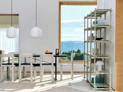 - Woody Shelving 2.0 Column High - Grå - 6 hylder^Hay