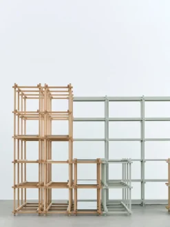 - Woody Shelving 2.0 Column High - Grå - 18 hylder*Hay Discount