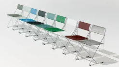 - X-Line Chair - Chromed base Indoor - Pale linden*Hay Discount