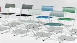 - X-Line Chair - Havestol - Hot galvanised base - Moss^Hay Hot