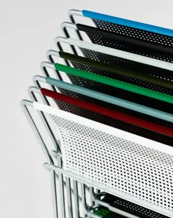 - X-Line Chair - Havestol - Hot galvanised base - Moss^Hay Hot