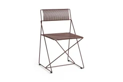 - X-Line Chair - Havestol - Powder coated steel base - Iron rød - ben og sæde*Hay