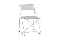 - X-Line Chair - Havestol - Powder coated steel base - Pale linden- ben og sæde*Hay Best