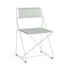 - X-Line Chair - Havestol - Hot galvanised base - Pale linden*Hay Online