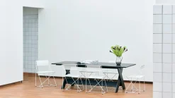 - X-Line Chair Chalk white powder coated steel base - Chalk white - hvid sæde og ben*Hay New