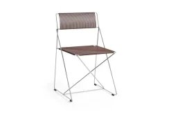 - X-Line Chair Chromed base Indoor - Iron red*Hay Discount
