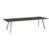 bord - CPH30 table - 300 x 90 cm - bordplade grøn linoleum/ben i eg (vandbaseret lak)^Hay Clearance