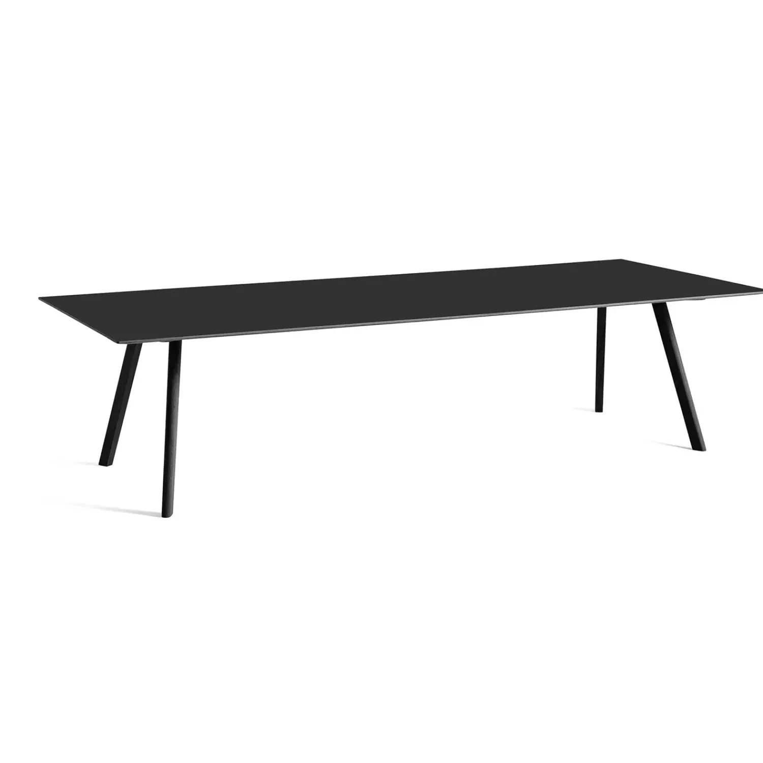 bord - CPH30 table - 300 x 90 cm - bordplade sort linoleum/ben sort eg (vandbaseret lak)*Hay New