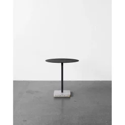 bord - Terrazzo cafébord rund - Grå base/charcoal top*Hay New