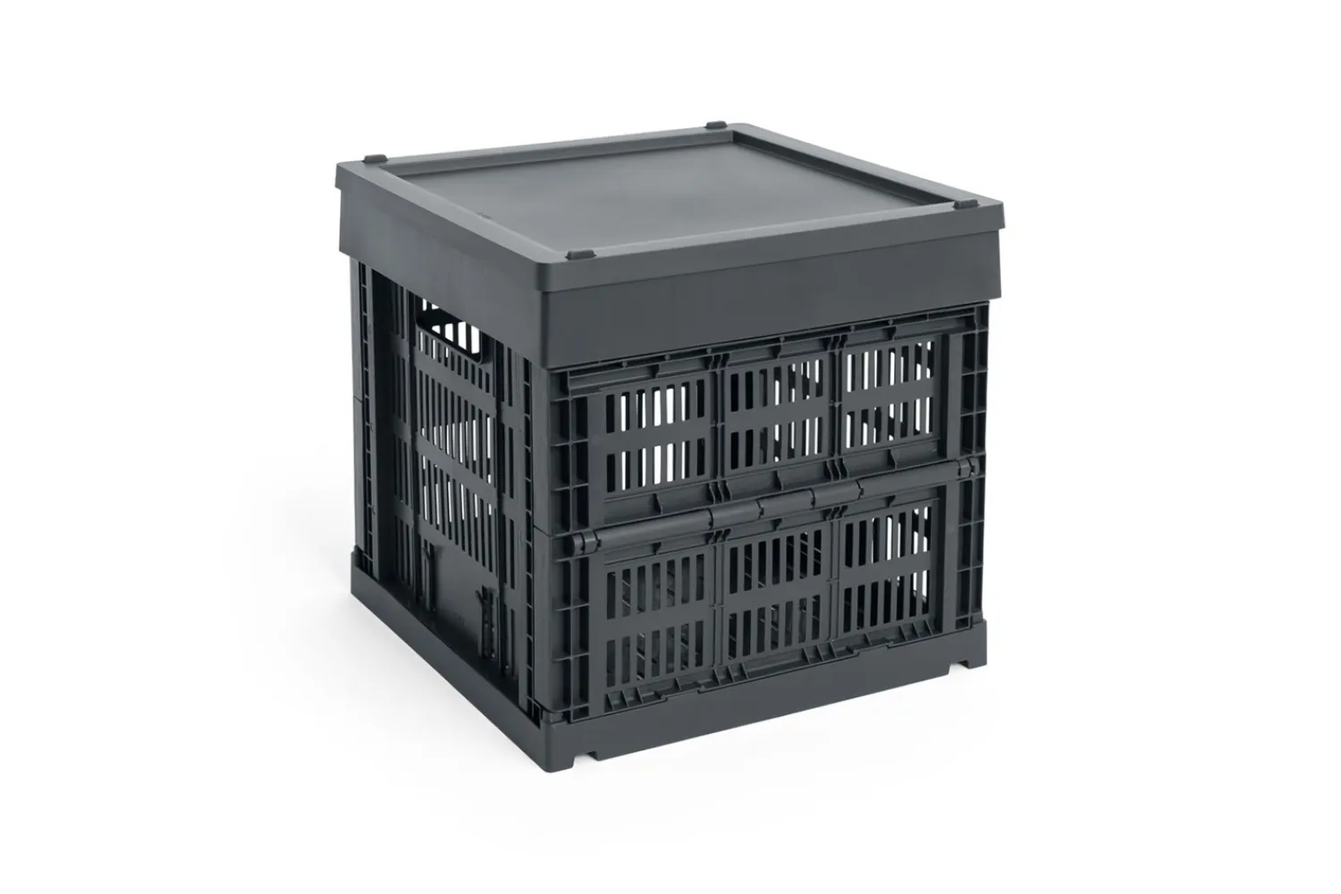 Colour Crate - Cube - Charcoal^Hay New
