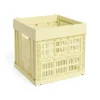 Colour Crate - Cube - Light yellow^Hay