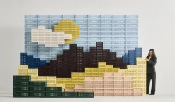 Colour Crate - Cube - Light yellow^Hay