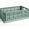 Colour Crate - Large - Sage green^Hay Online