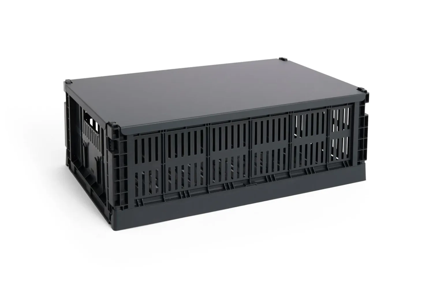 Colour Crate - Large - Charcoal^Hay Discount