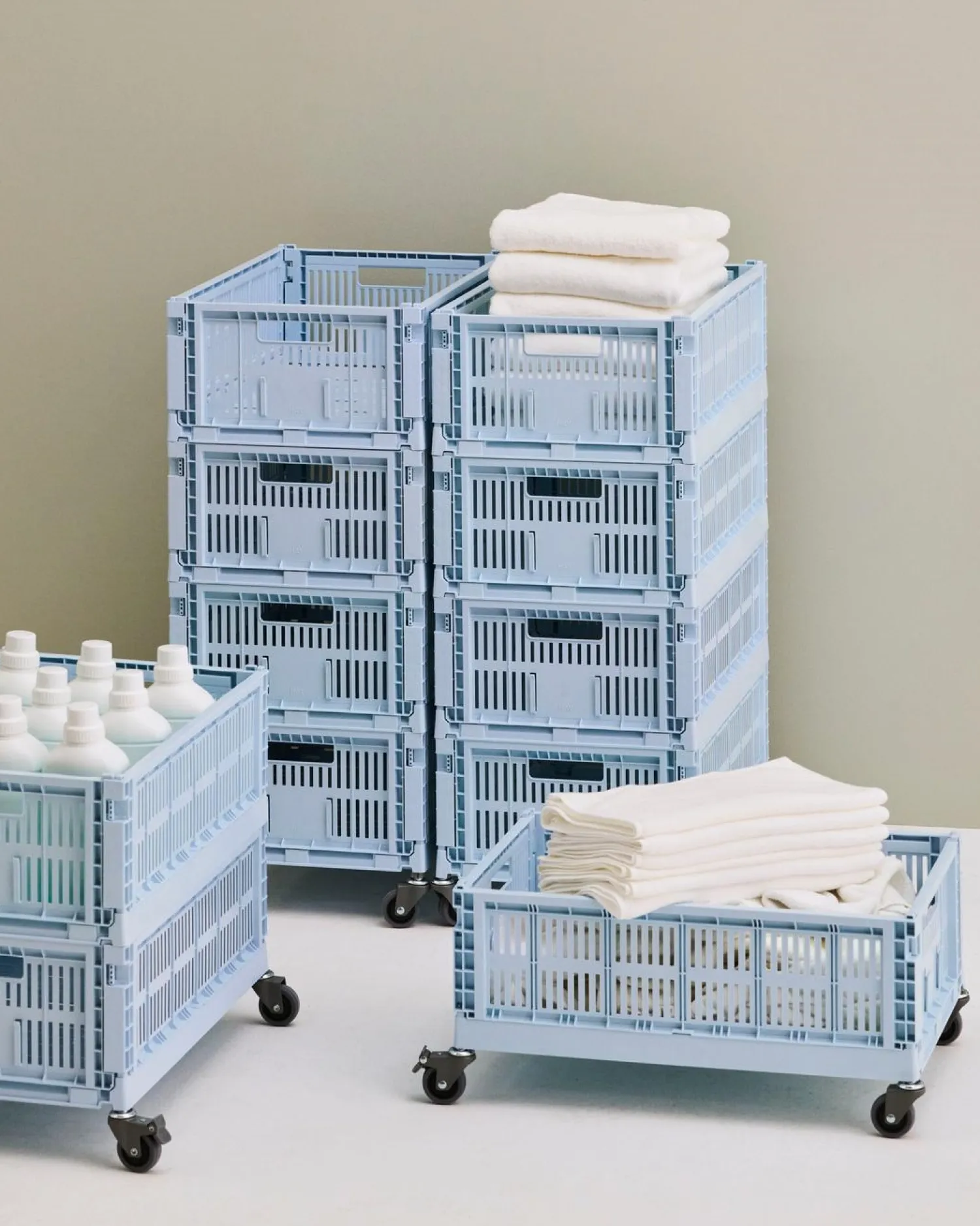 Colour Crate - Large - Soft blue^Hay Outlet