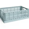 Colour Crate - Large - Dusty blue*Hay Clearance