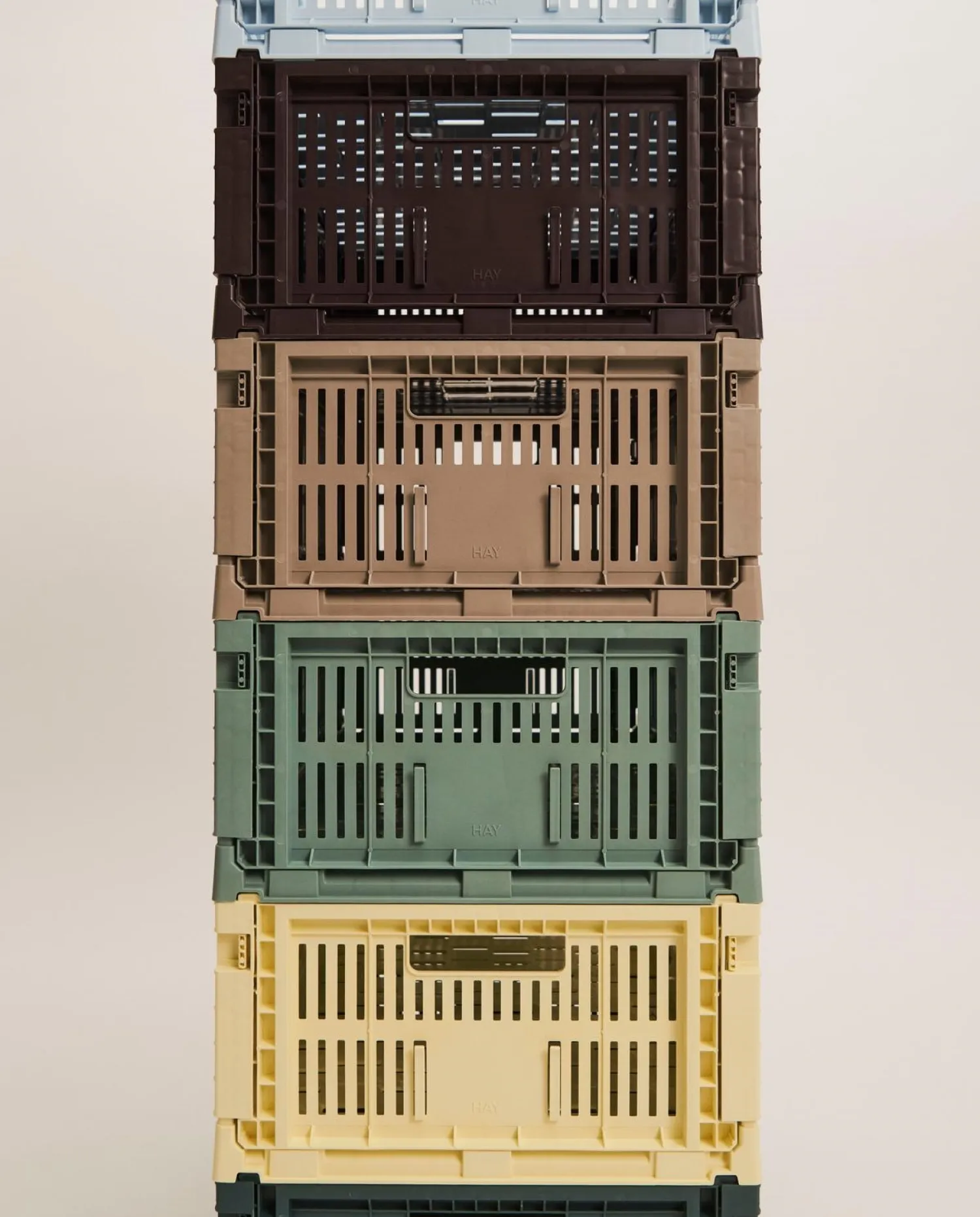 Colour Crate - Large - Dark green*Hay Hot