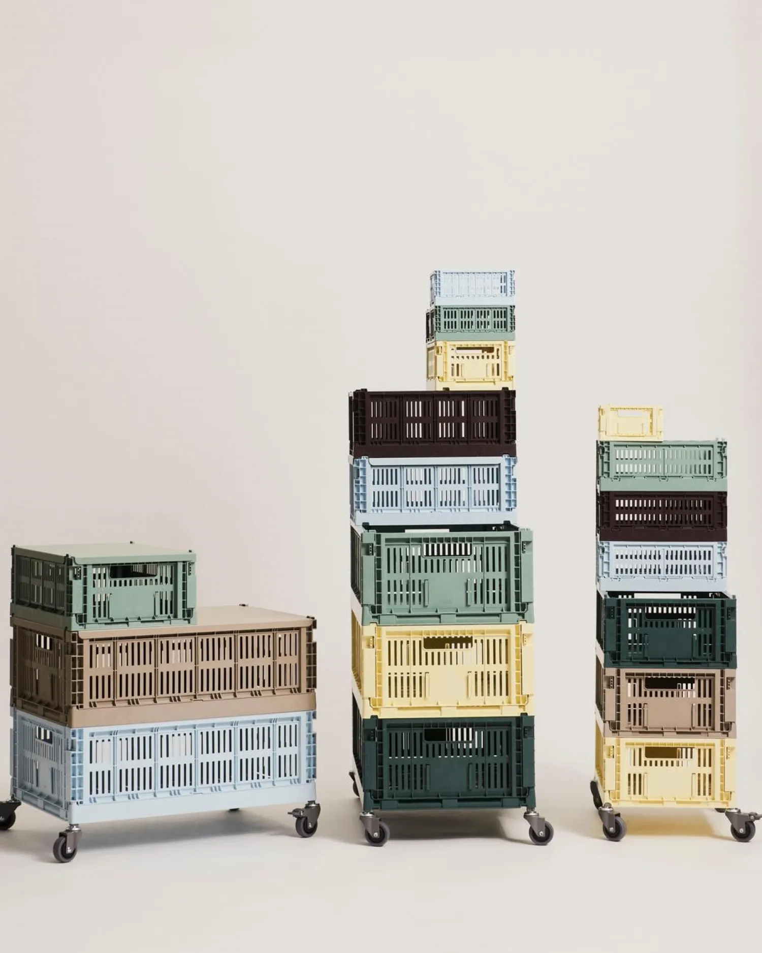 Colour Crate - Large - Dark green*Hay Hot